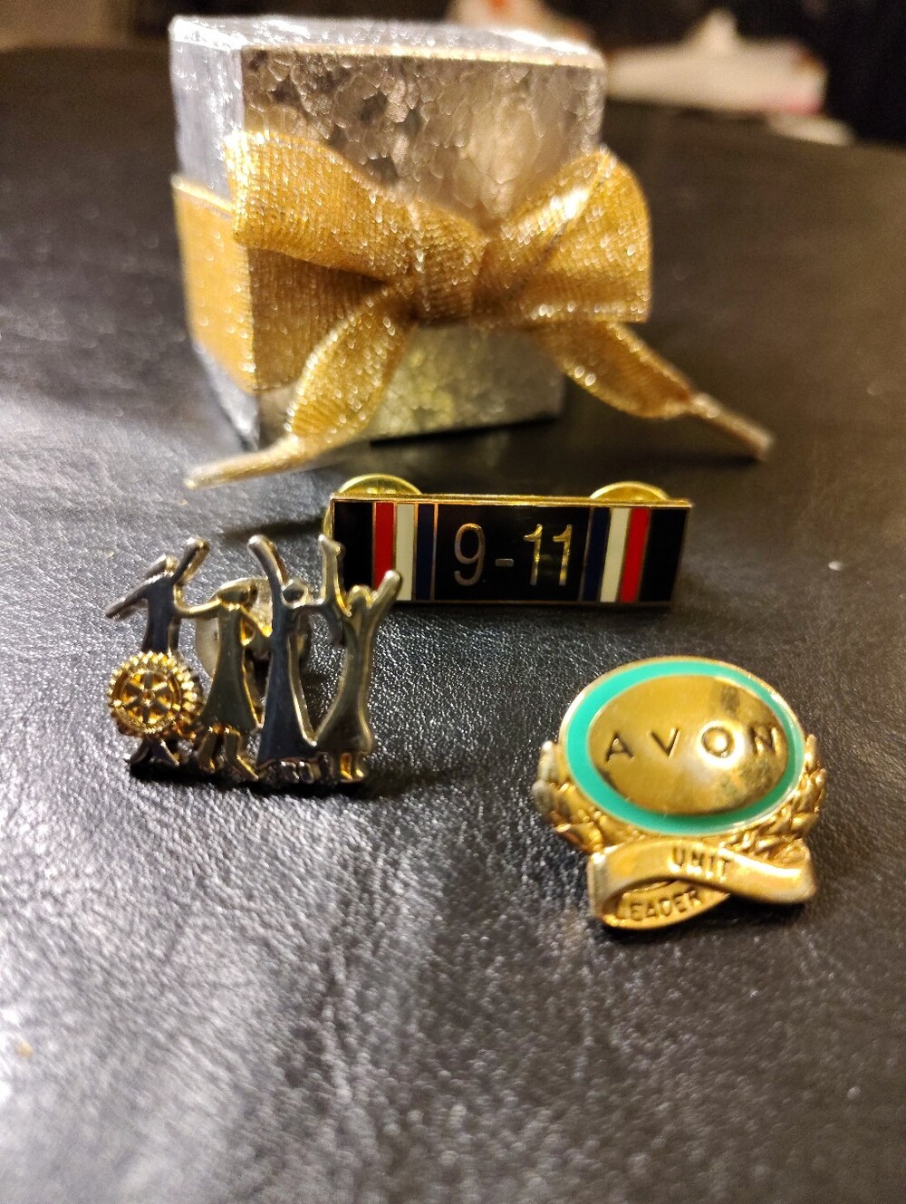 Vintage Pin Lot of 3 Avon Rotary Club International 911 Collinson